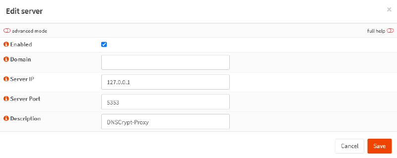 Unbound DNS Query Forwarding