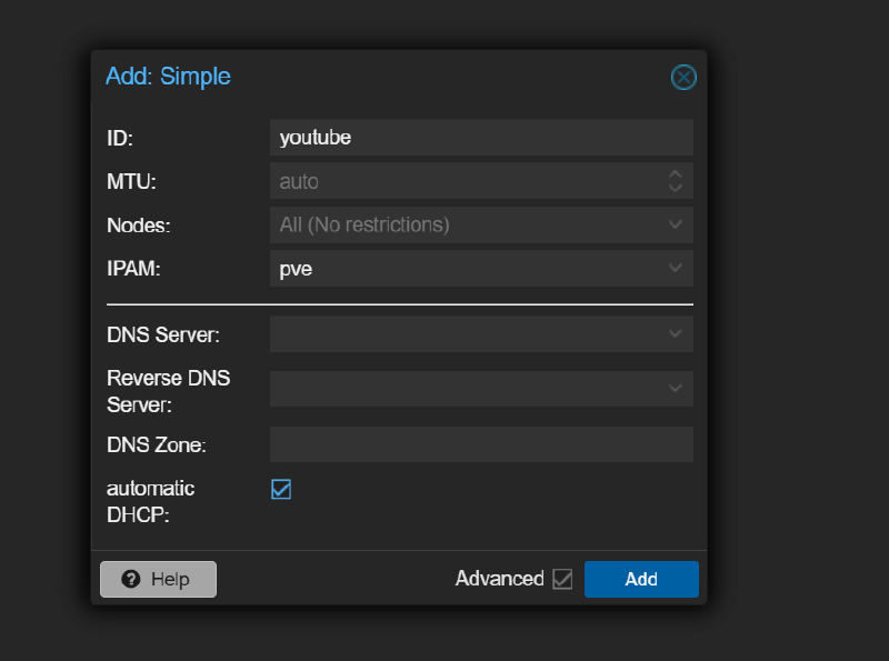 Настройка простой сети
