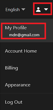 Переход в профайл