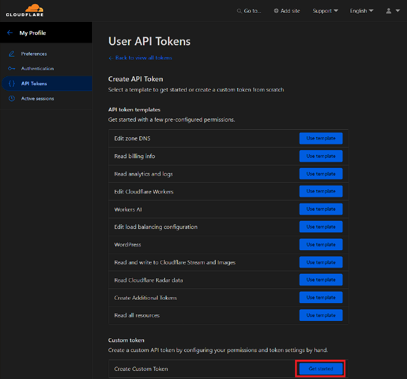 Кастомный токен